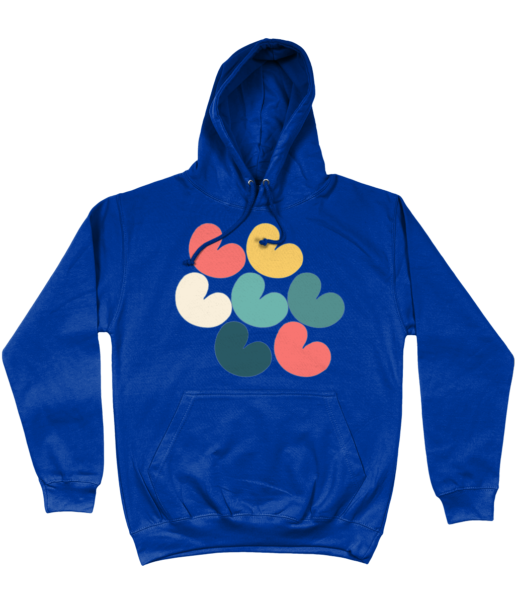 Pompeblêden kleur hoodie