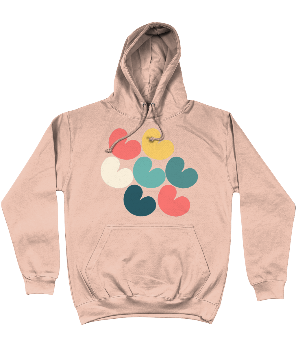 Pompeblêden kleur hoodie