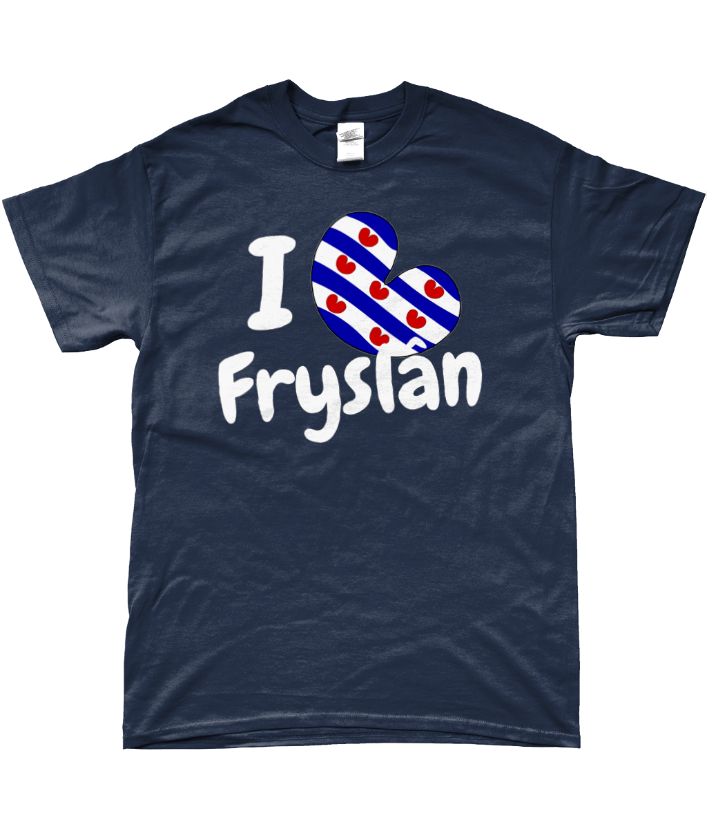 Fries T-shirt met tekst ‘I Love Fryslân’