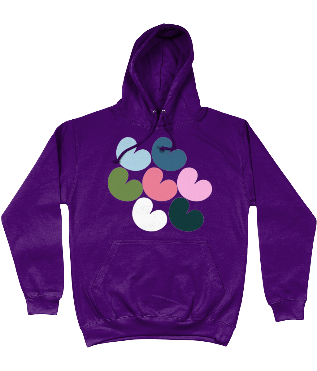 Pompeblêden soft kleur Hoodie