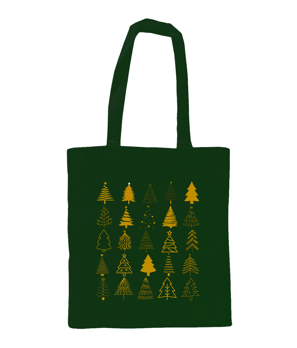 Kersttas Kerstboompjes goud