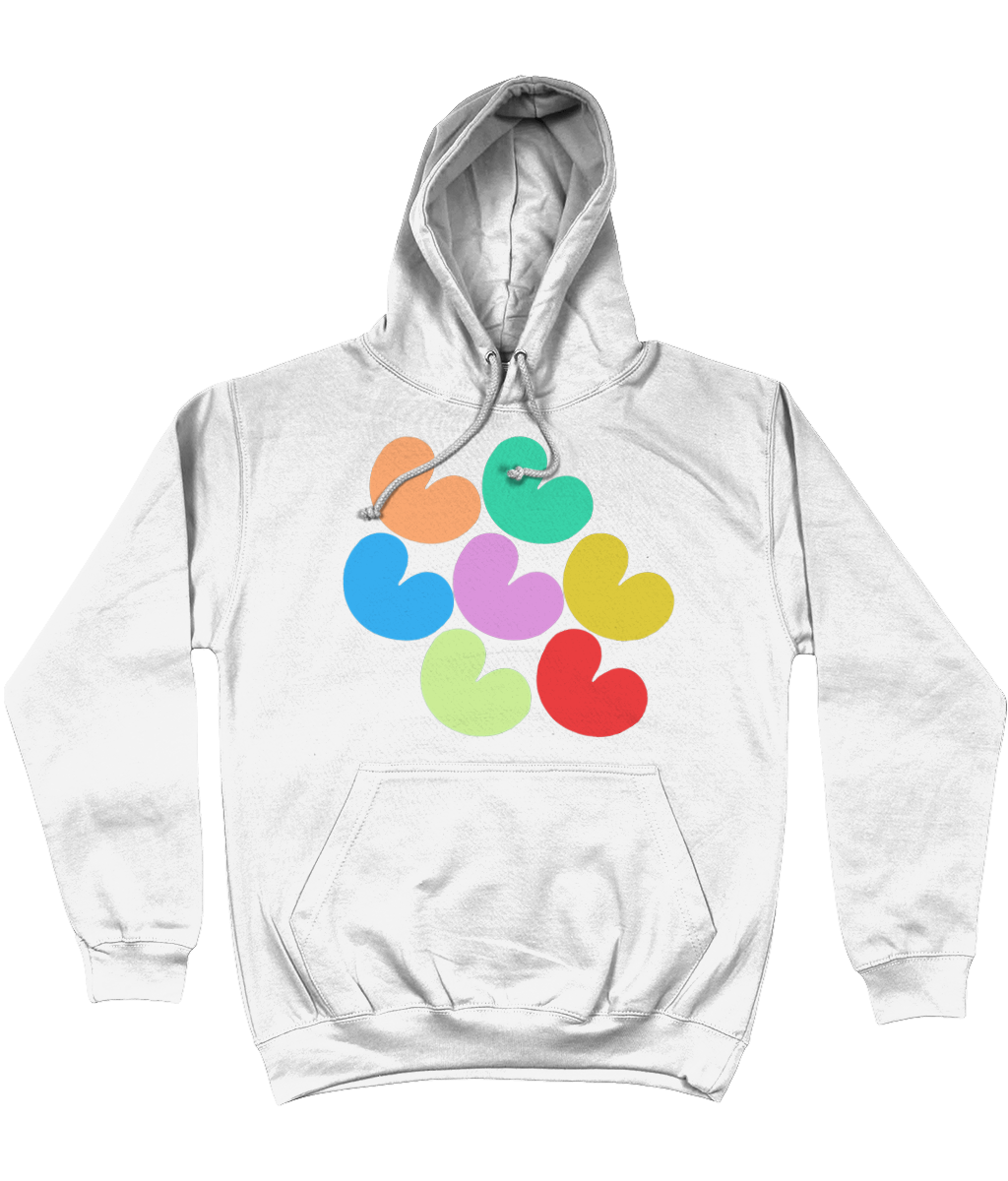 Pompeblêden kleurrijk Hoodie
