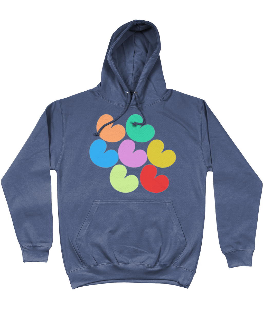 Pompeblêden kleurrijk Hoodie