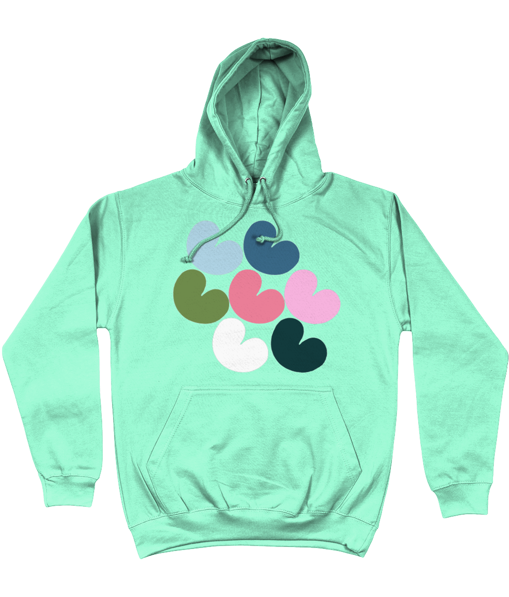Pompeblêden soft kleur Hoodie