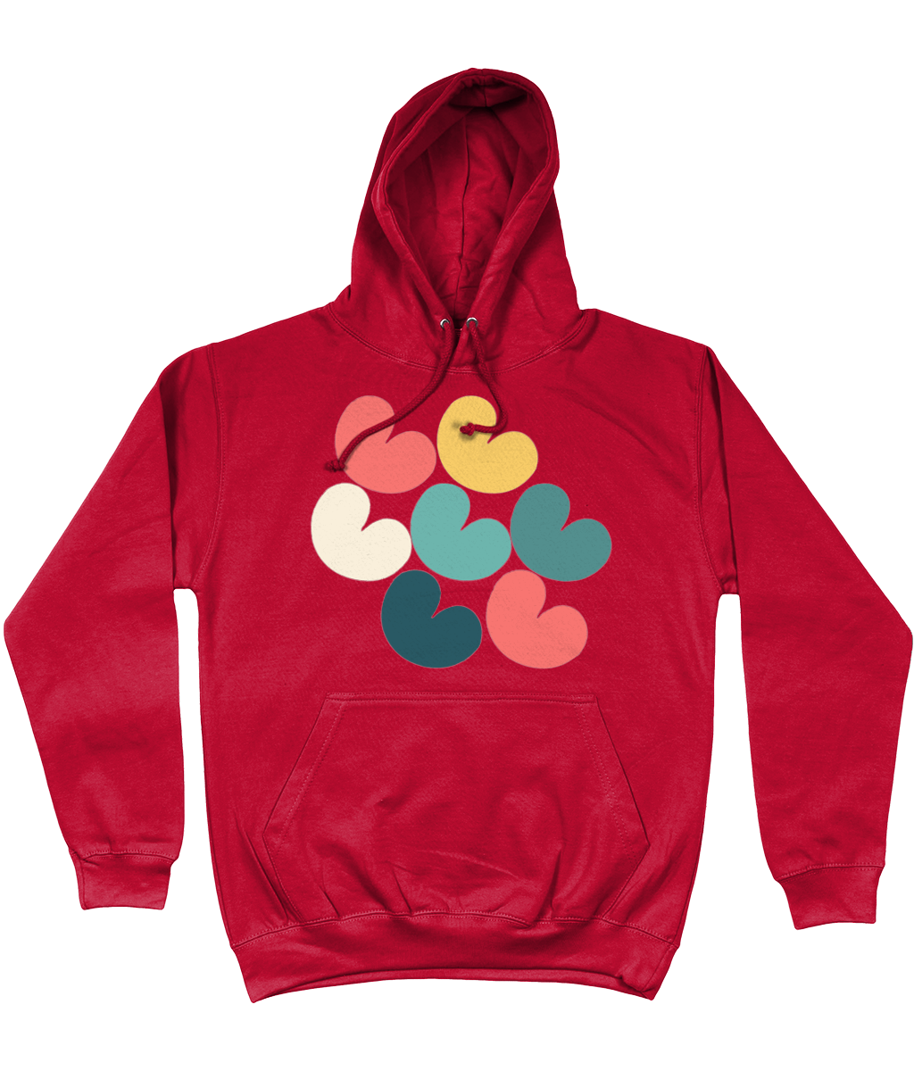 Pompeblêden kleur hoodie