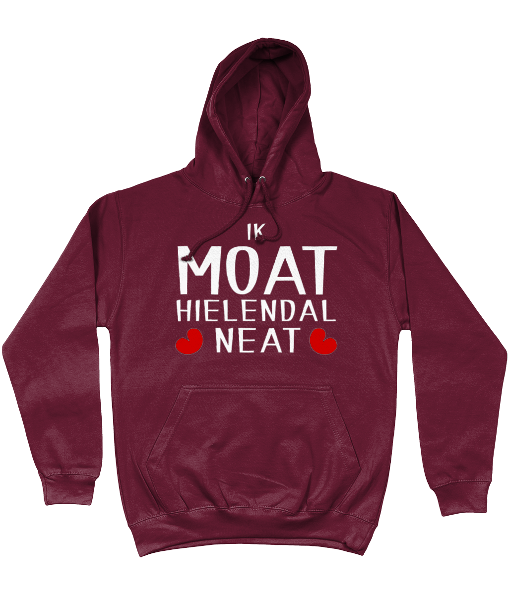 Friese sweater met de tekst Ik moet helemaal niets, verkrijgbaar in verschillende kleuren