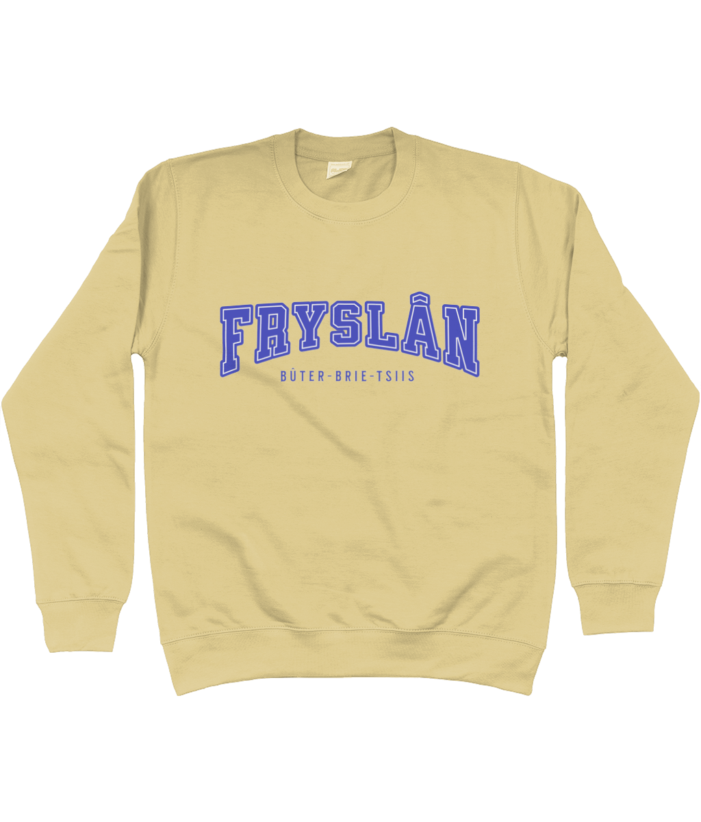 sweater met de tekst Fryslân – Bûter-Brie-Tsiis.