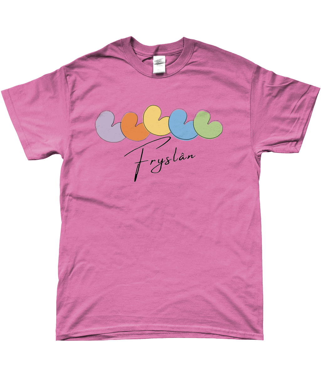 Fries T-shirt met pompeblêd en tekst ‘Fryslân’