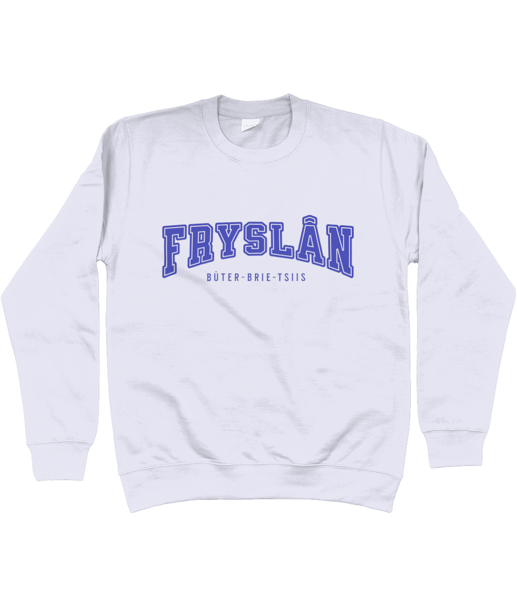 sweater met de tekst Fryslân – Bûter-Brie-Tsiis.