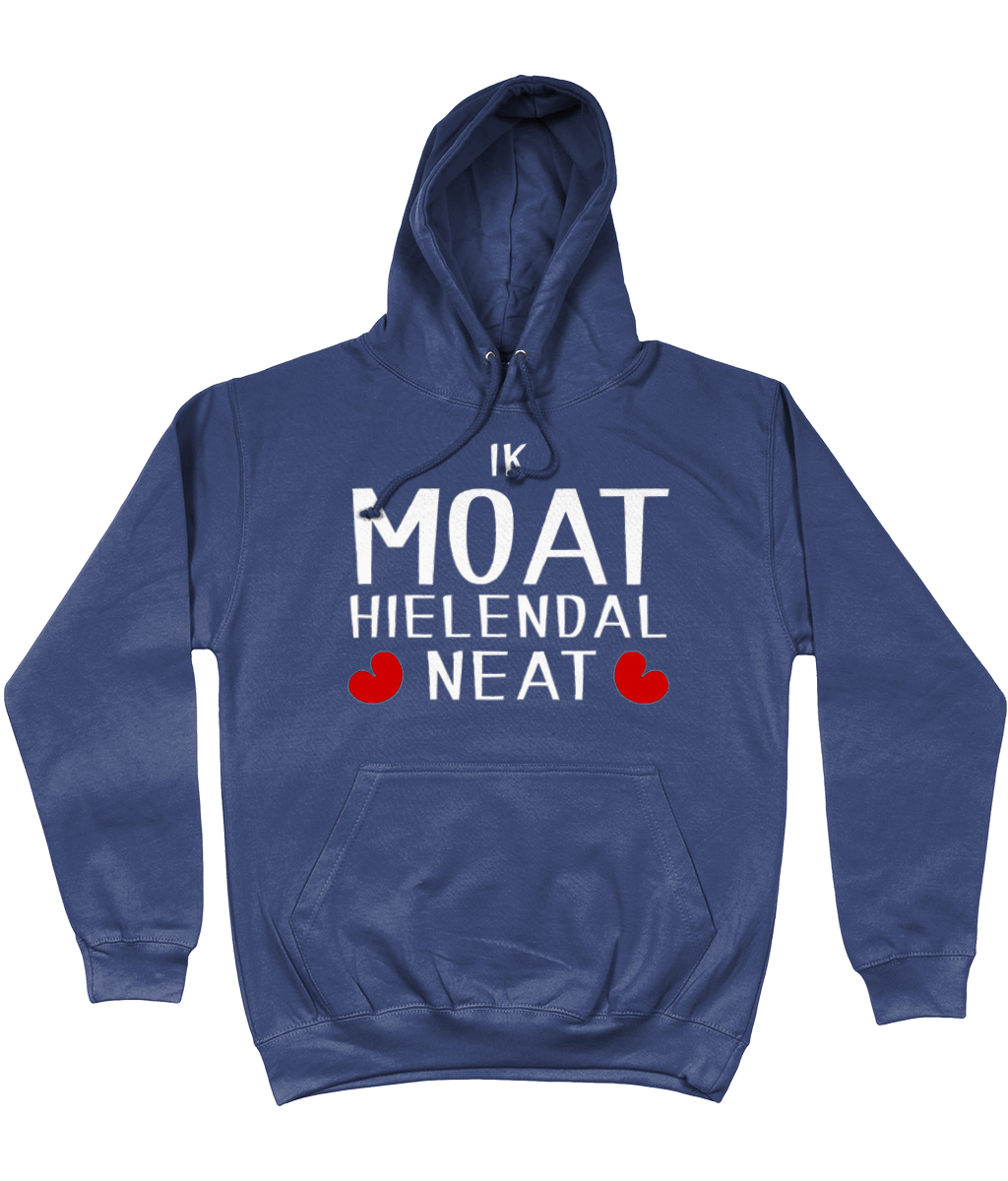 Friese sweater met de tekst Ik moet helemaal niets, verkrijgbaar in verschillende kleuren