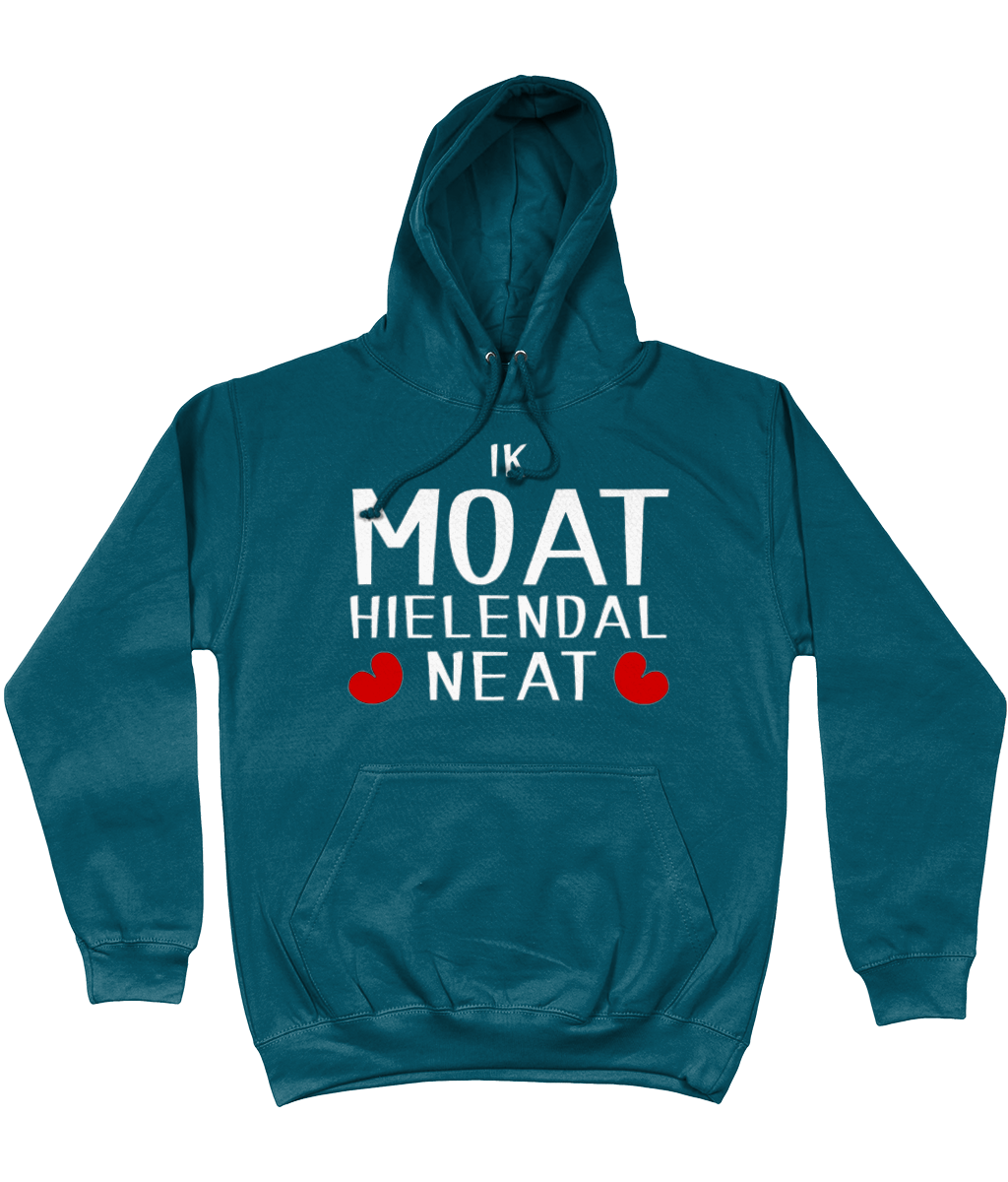 Friese sweater met de tekst Ik moet helemaal niets, verkrijgbaar in verschillende kleuren