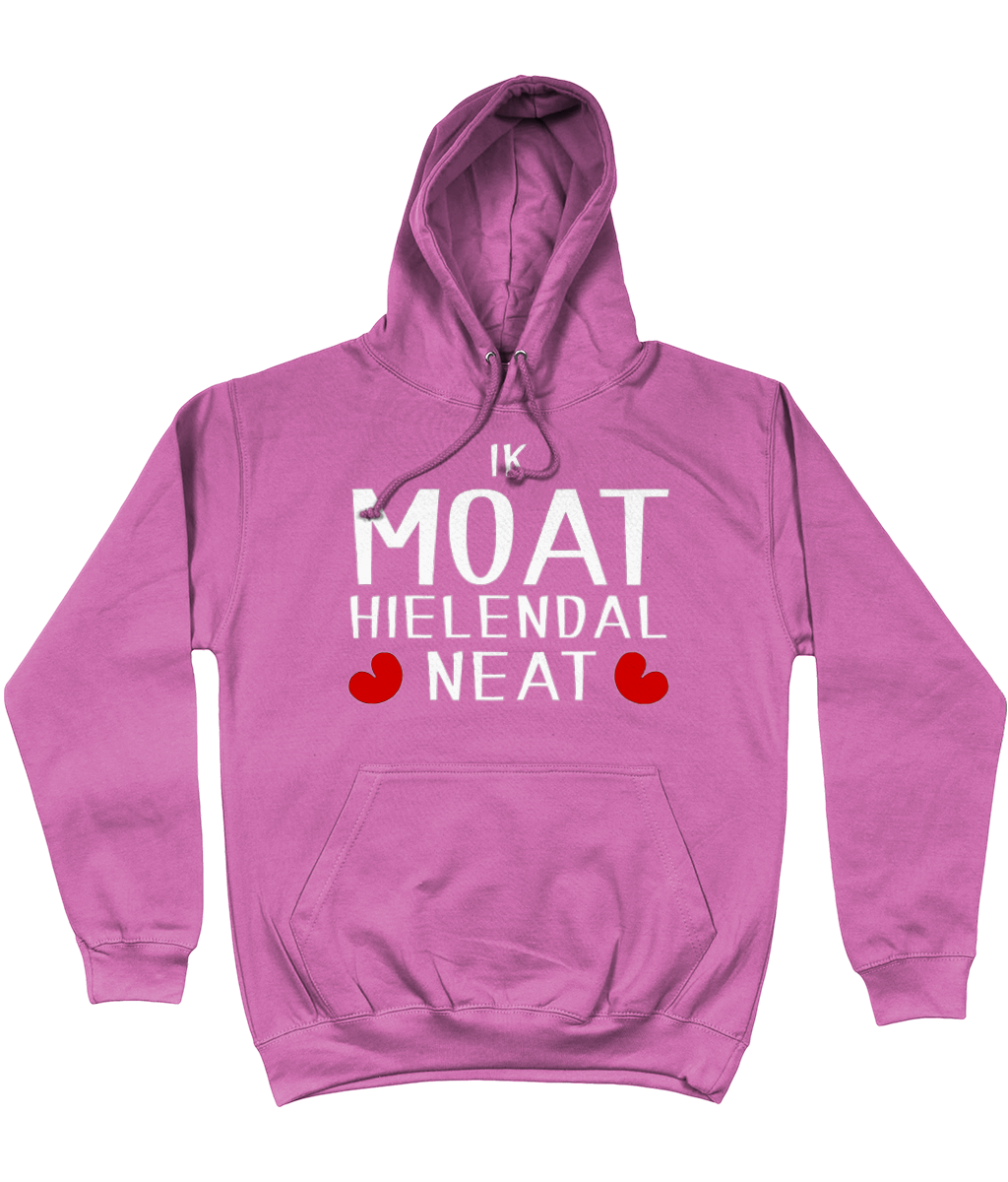 Friese sweater met de tekst Ik moet helemaal niets, verkrijgbaar in verschillende kleuren