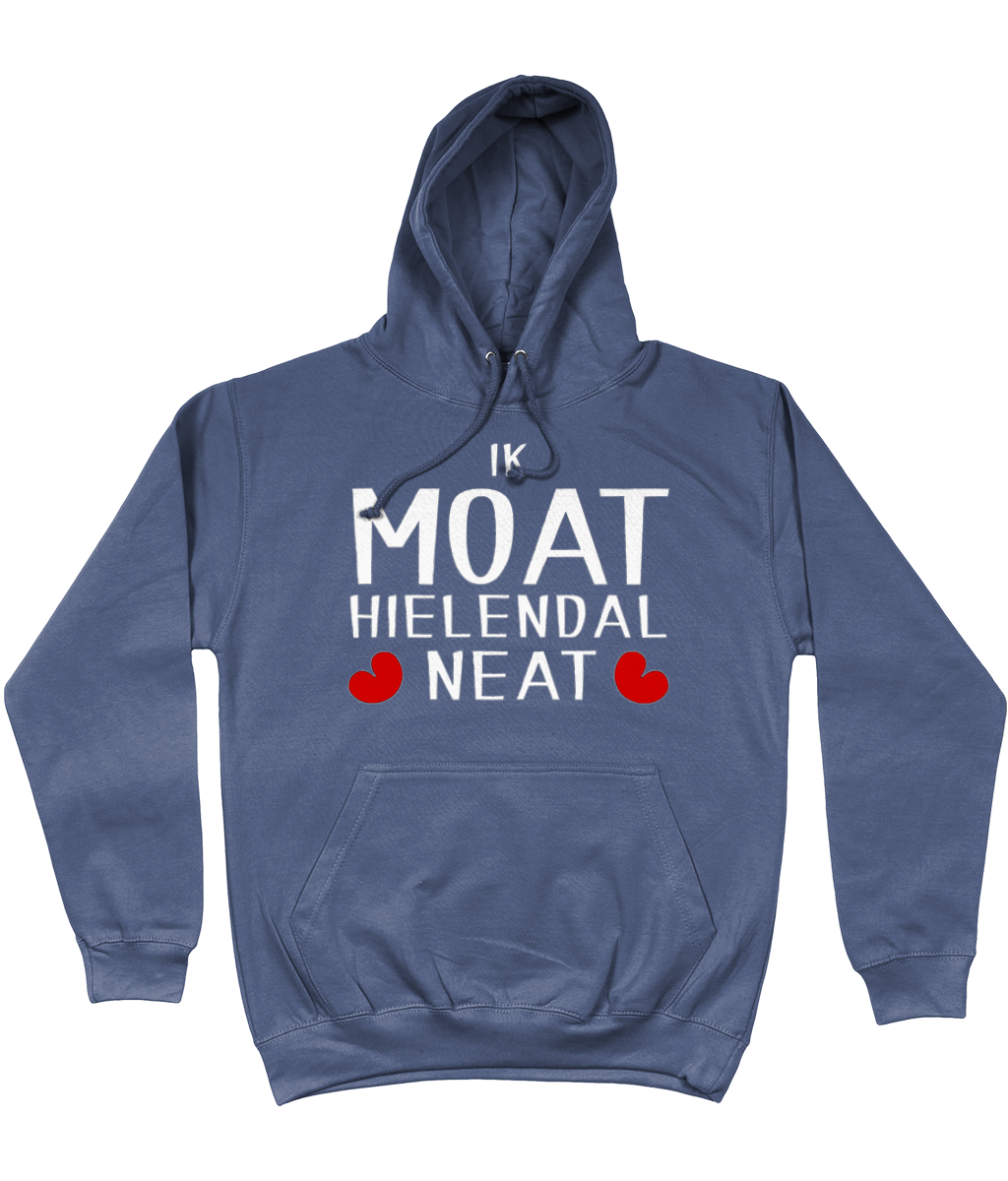 Friese sweater met de tekst Ik moet helemaal niets, verkrijgbaar in verschillende kleuren