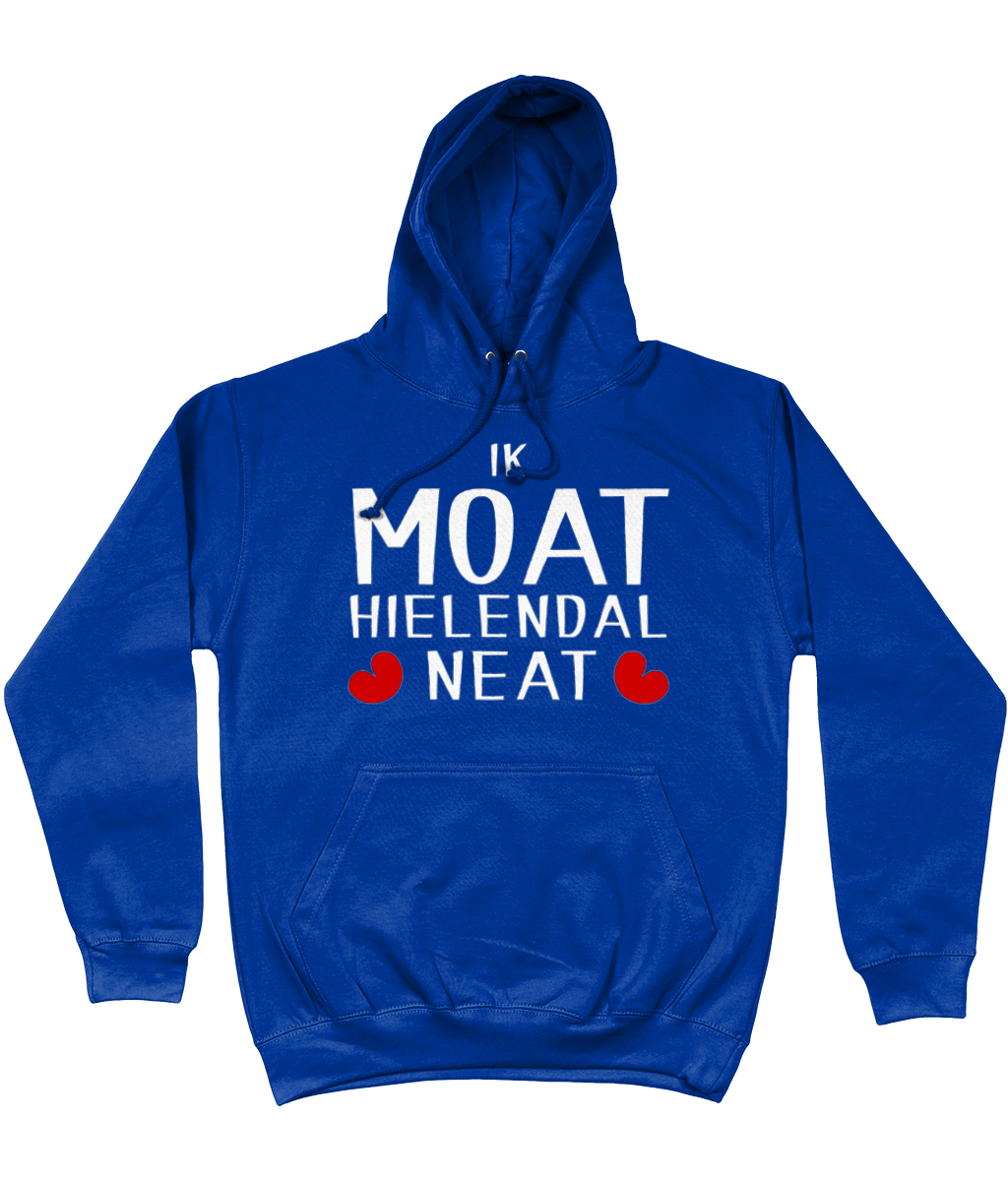 Friese sweater met de tekst Ik moet helemaal niets, verkrijgbaar in verschillende kleuren