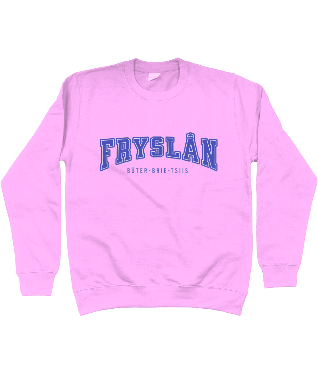 sweater met de tekst Fryslân – Bûter-Brie-Tsiis.