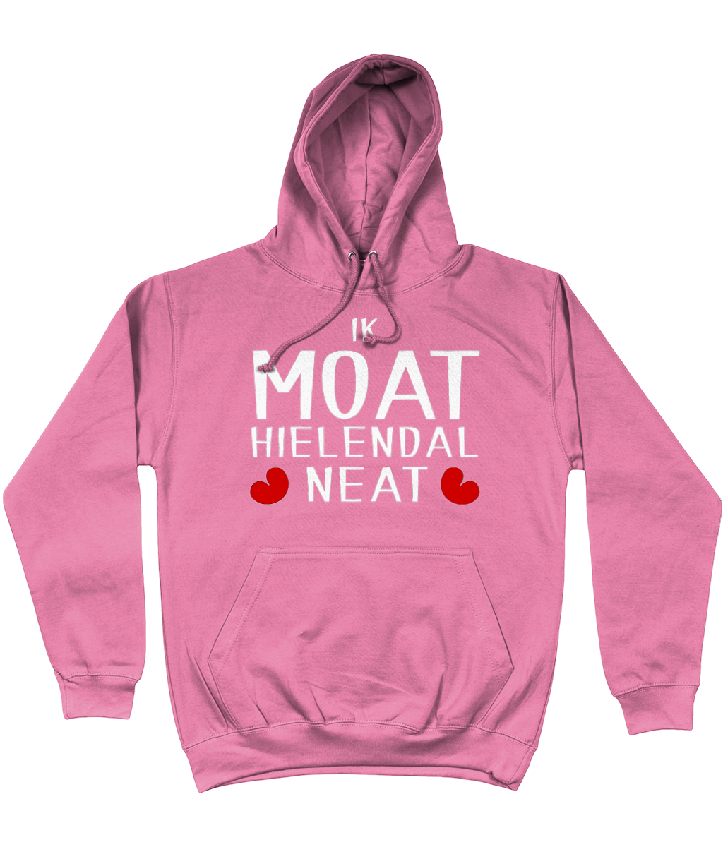 Friese sweater met de tekst Ik moet helemaal niets, verkrijgbaar in verschillende kleuren