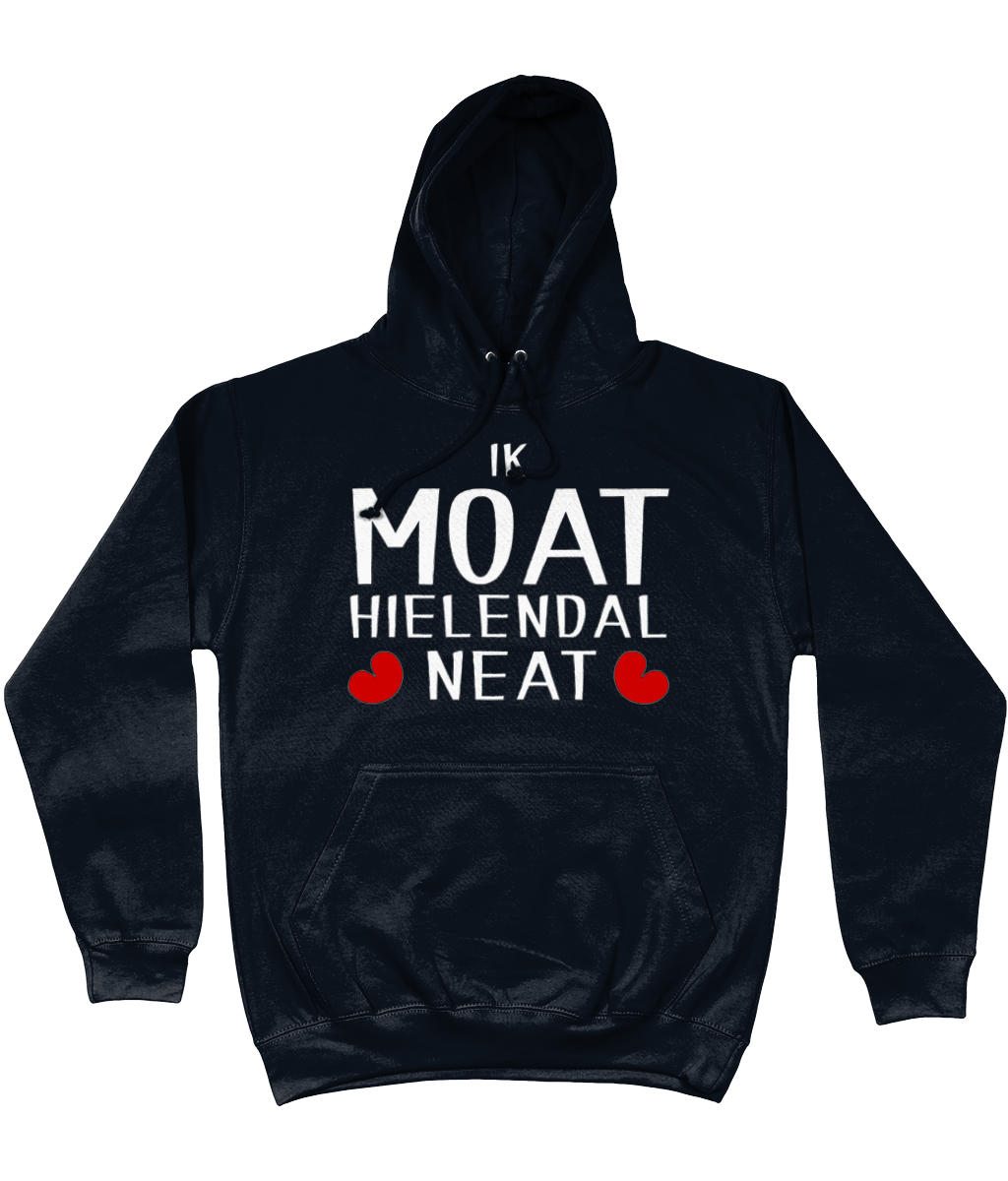 Friese sweater met de tekst Ik moet helemaal niets, verkrijgbaar in verschillende kleuren