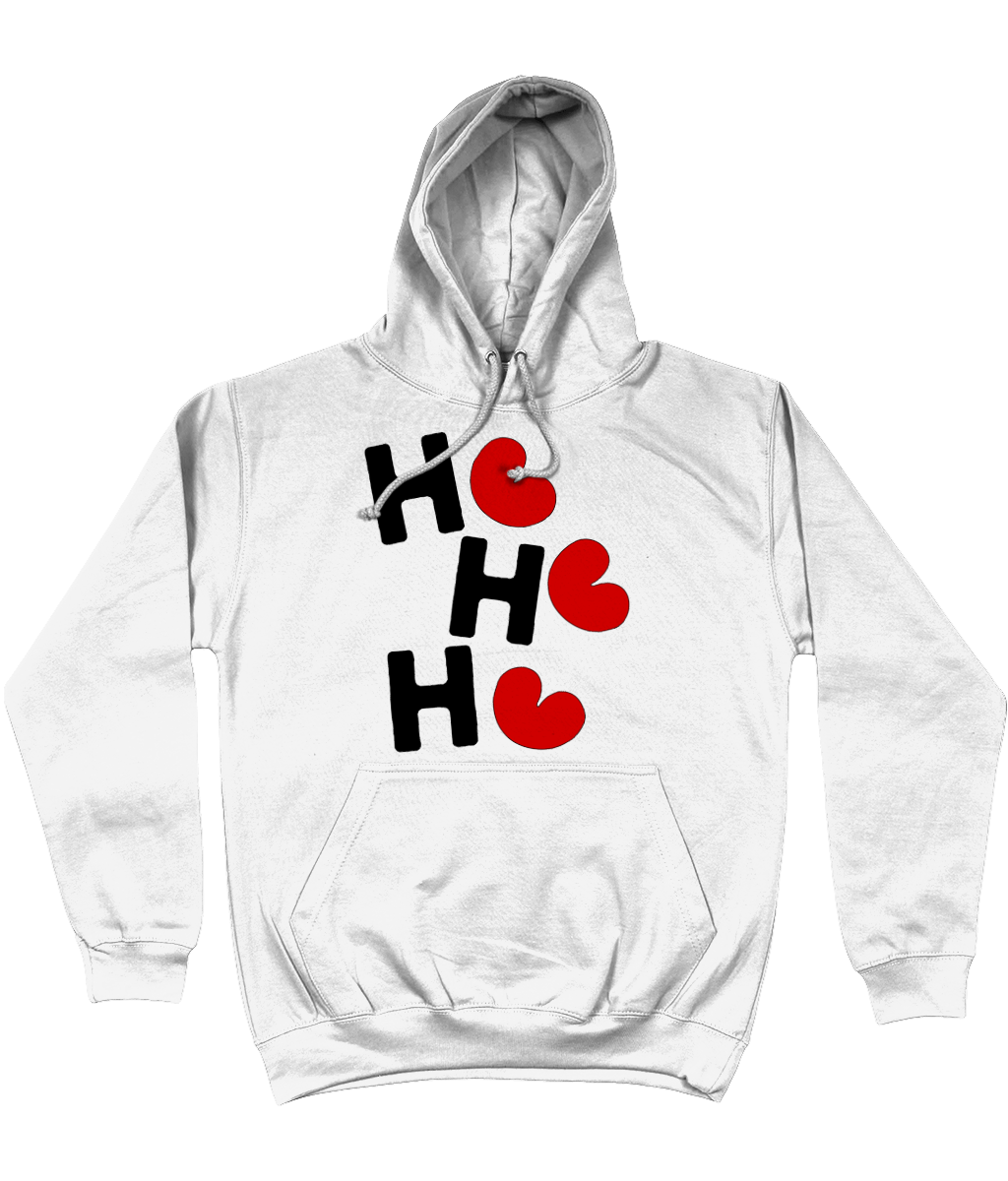 Kersthoodie HO HO HO pompeblêd