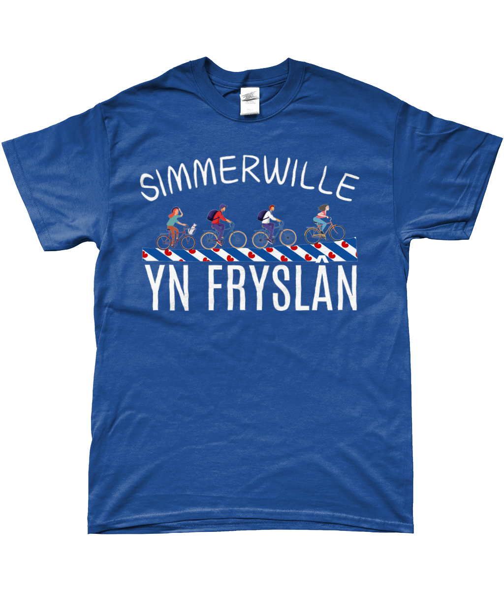 Fries T-shirt met tekst ‘Simmerwille yn Fryslân’