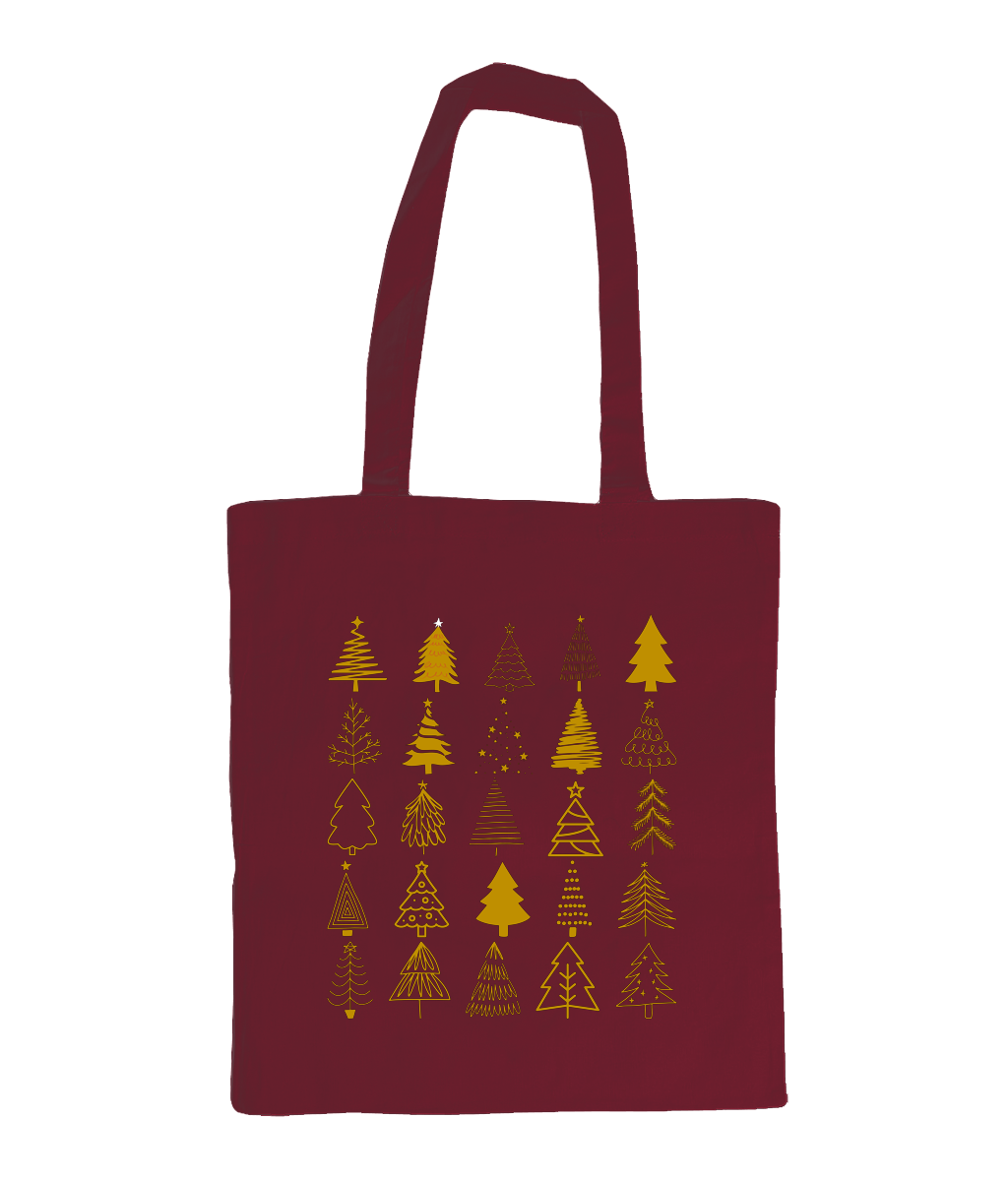 Kersttas Kerstboompjes goud