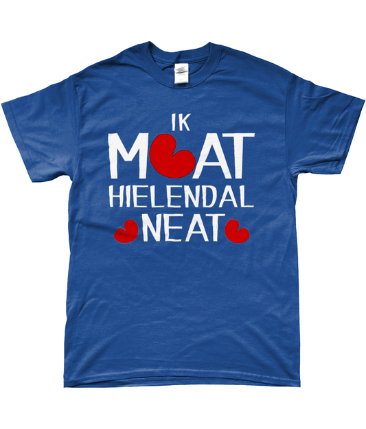 Fries T-shirt met tekst ‘Ik moat hielendal neat’