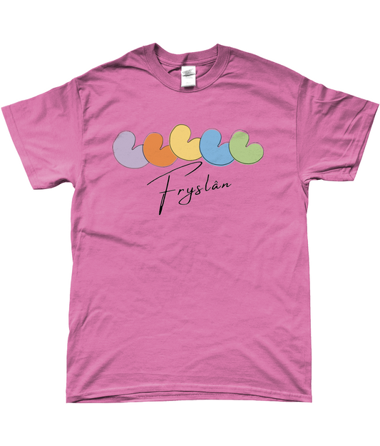 Fries T-shirt met pompeblêd en tekst ‘Fryslân’