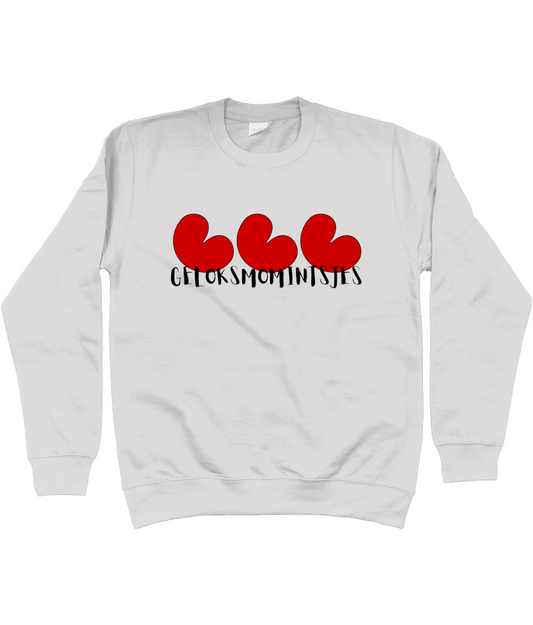 Sweater Geloksmomintsjes met pompeblêden, geschikt voor lichte kleuren – FrieseCreaties.nl