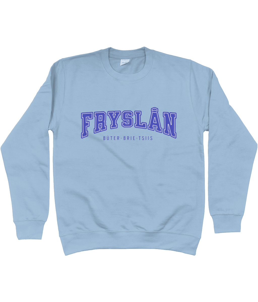 sweater met de tekst Fryslân – Bûter-Brie-Tsiis.