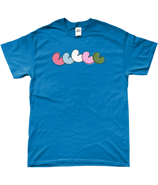 Fries T-shirt met harten en tekst ‘Fryske harten’